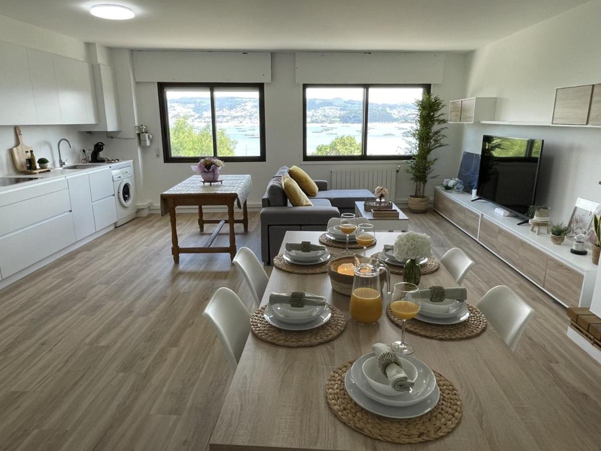 Appartement Mirador Puerto Nautico, Con Parking Gratis, à Moaña Extérieur photo
