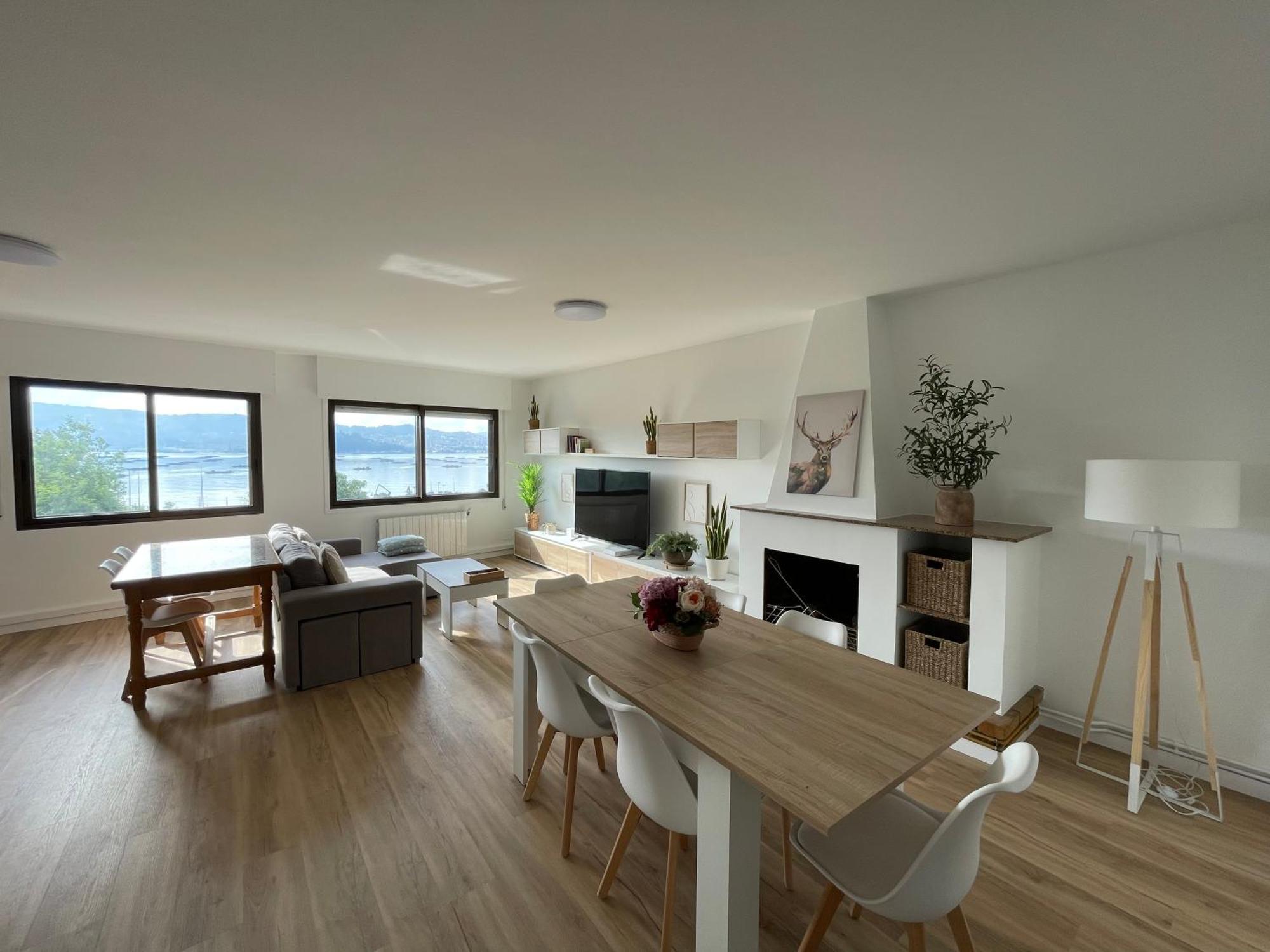 Appartement Mirador Puerto Nautico, Con Parking Gratis, à Moaña Extérieur photo